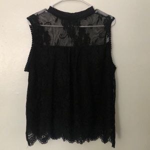 Black Lace Top